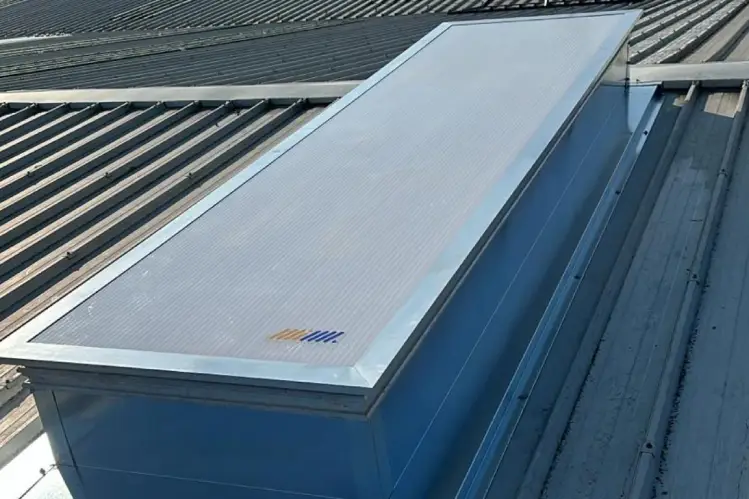 Trapa de fum cu actionare pneumatica tip TP 3000