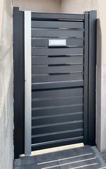 pret poarta pietonala aluminiu ieftina